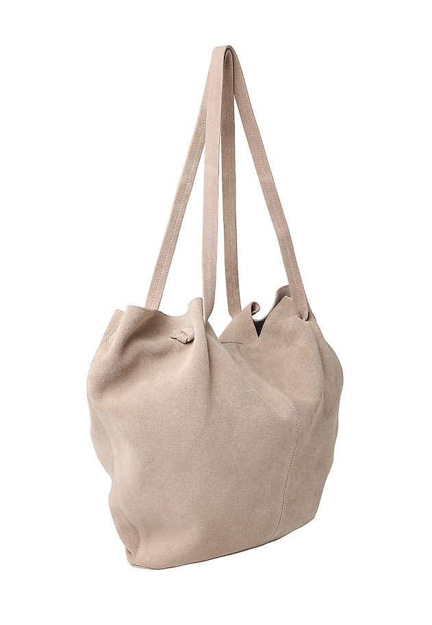 SEMIŠOVÁ TAŠKA S KOZMETICKOU TAŠTIČKOU - ORIA SEMIŠOVÁ TAŠKA S KOZMETICKOU TAŠTIČKOU - ORIA BÉŽOVÁ 4