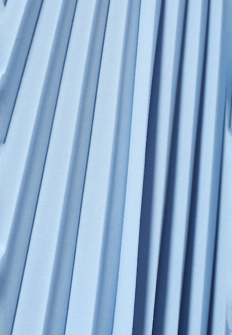 LADIES’ A-LINE SKIRT WITH SEWN IN ELASTIC - BARI BLUE 2