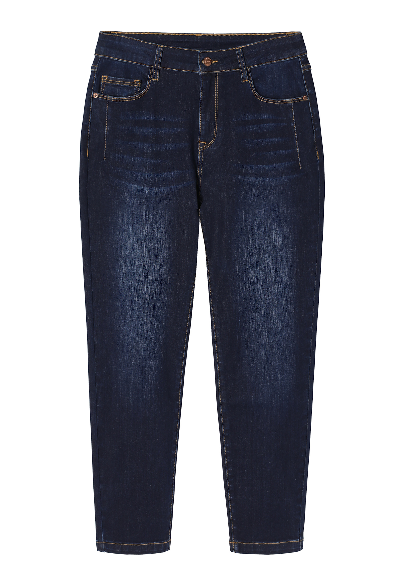 FITTED LADIES’ JEANS WITH DECORATIVE FRONT SEAMS - SARO 1 FITTED LADIES’ JEANS WITH DECORATIVE FRONT SEAMS - SARO 1 BLUE 99127