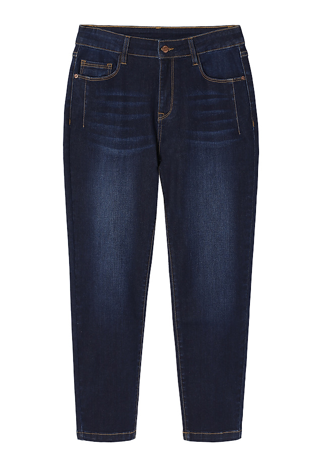 FITTED LADIES’ JEANS WITH DECORATIVE FRONT SEAMS - SARO 1 FITTED LADIES’ JEANS WITH DECORATIVE FRONT SEAMS - SARO 1 BLUE 6