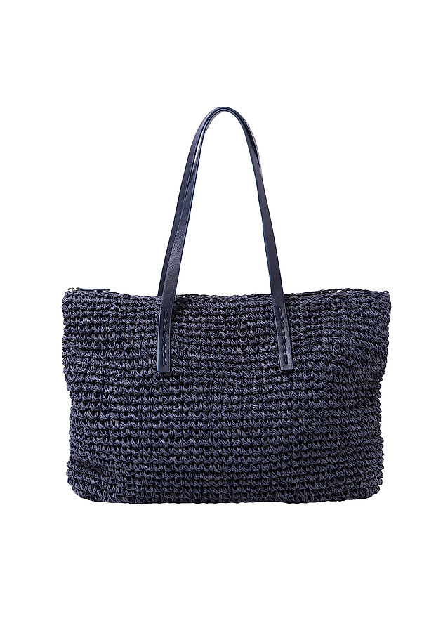 TKANE ŽENSKE' POLETJE SHOPPER VREČKO STRIN TKANE ŽENSKE' POLETJE SHOPPER VREČKO STRIN TEMNO MODRA 3
