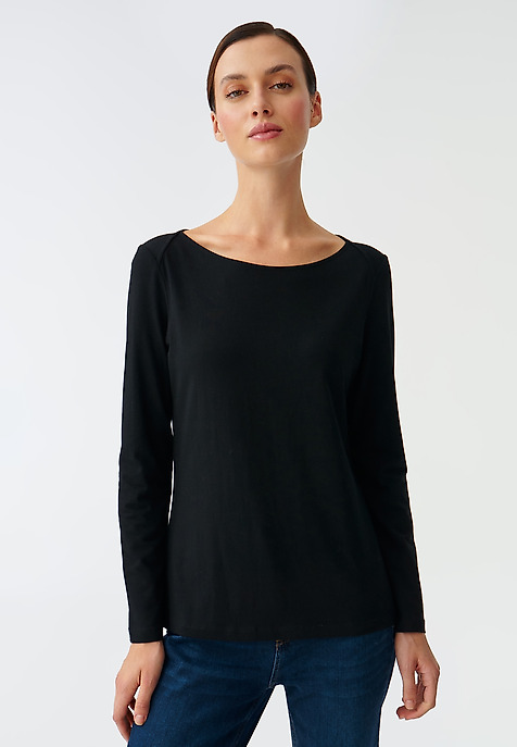 FELVETT HÖLGYBLOUSE MILANI FEKETE 2