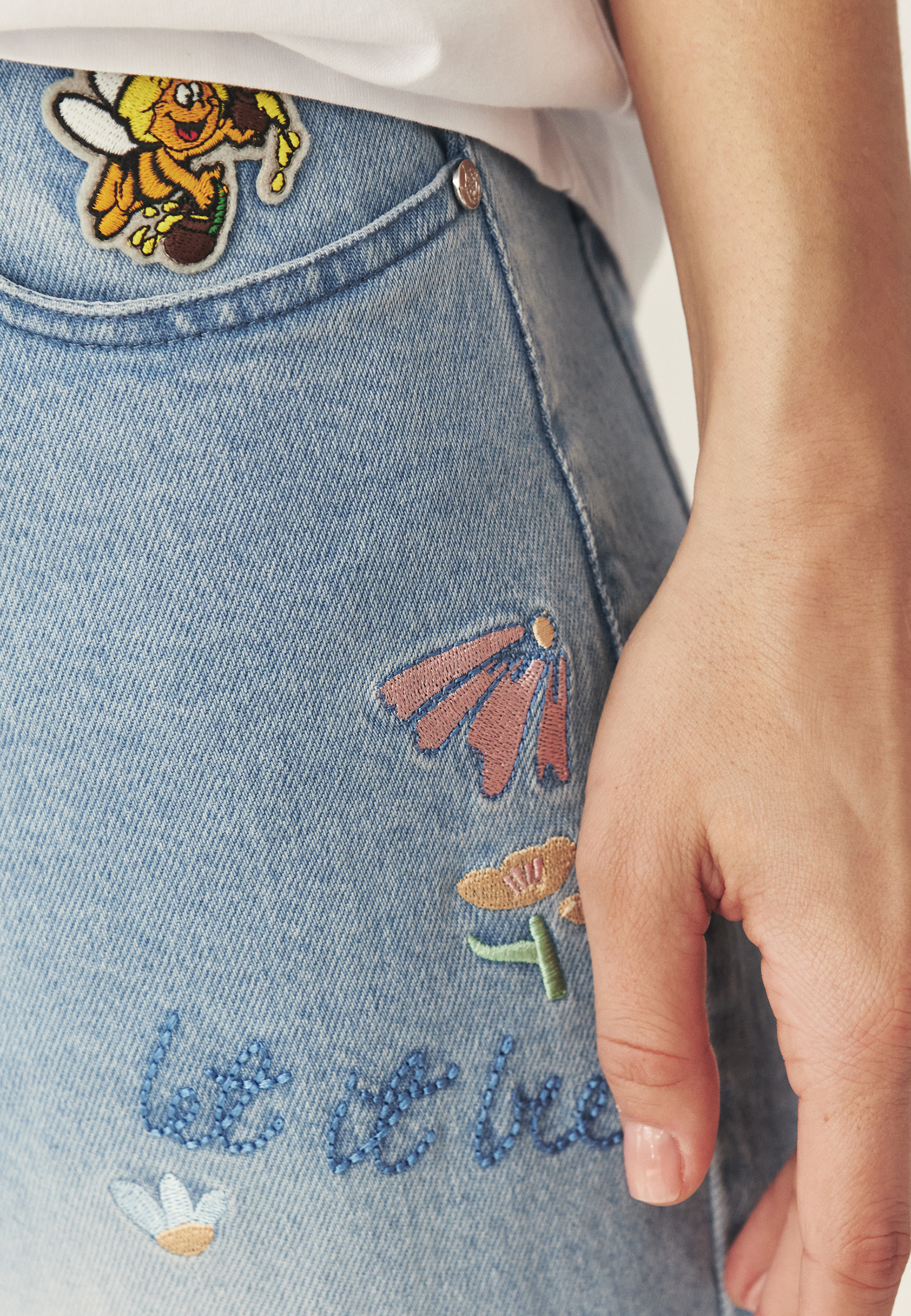 spodnie damskie denimowe HONEY