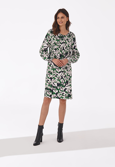 ROCHIE SCURTĂ CU MODEL FLORAL MELIA MULTICOLOR 2