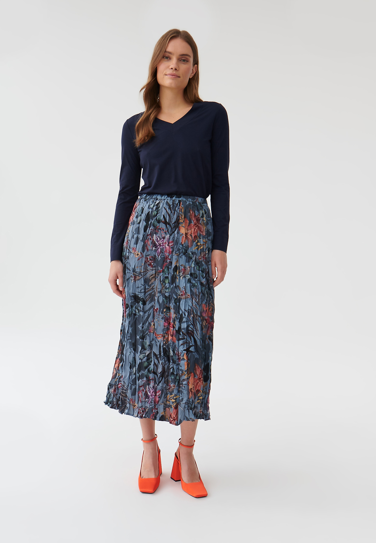 ŽENSKA BLUZA Z DOLGIMI ROKAVI JONKA ŽENSKA BLUZA Z DOLGIMI ROKAVI JONKA TEMNO MODRA 89370