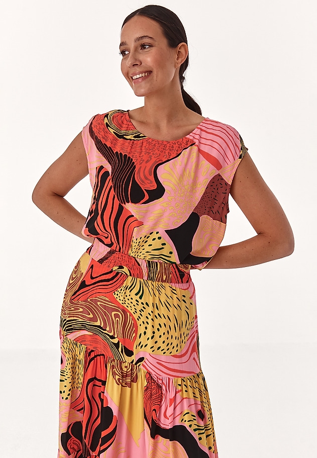BLUZĂ AFELI CU MODEL BLUZĂ AFELI CU MODEL MULTICOLOR 1