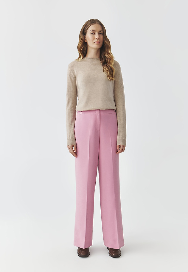WIDE-LEGGED SUIT TROUSERS — MASDA WIDE-LEGGED SUIT TROUSERS — MASDA RÓŻOWY 2