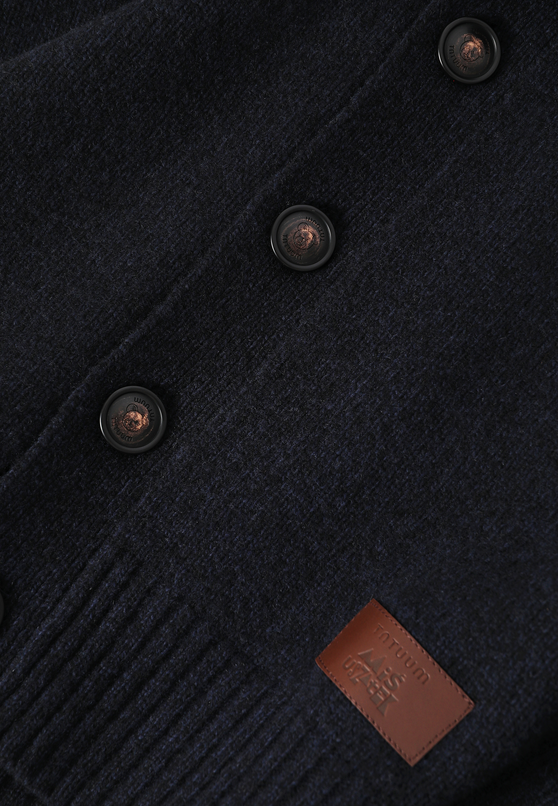 MĘSKI KARDIGAN Z WEŁNĄ - DARLOS GRANATOWY 2