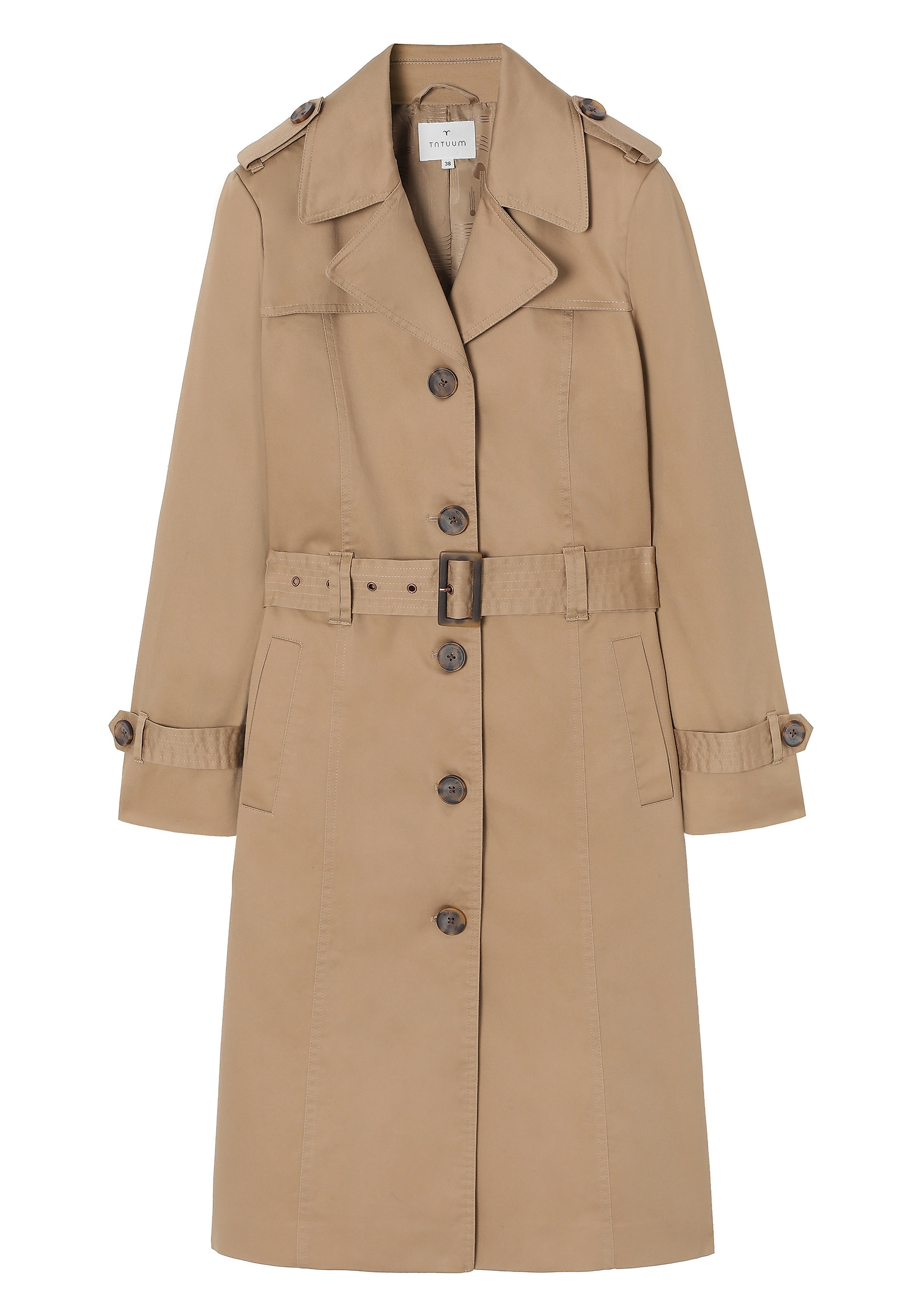 COTTON TRENCH COAT - RIVA COTTON TRENCH COAT - RIVA BEIGE 113123