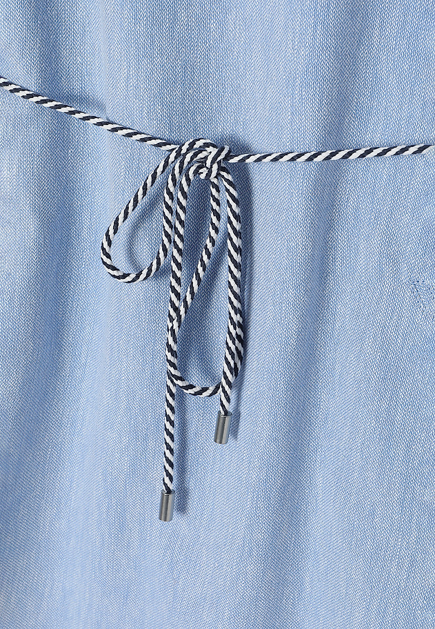 PLÁTĚNÉ ŠATY S NÁMOŘNICKOU ŠŇŮRKOU - SAMANTIKA PLÁTĚNÉ ŠATY S NÁMOŘNICKOU ŠŇŮRKOU - SAMANTIKA MODRÁ 8