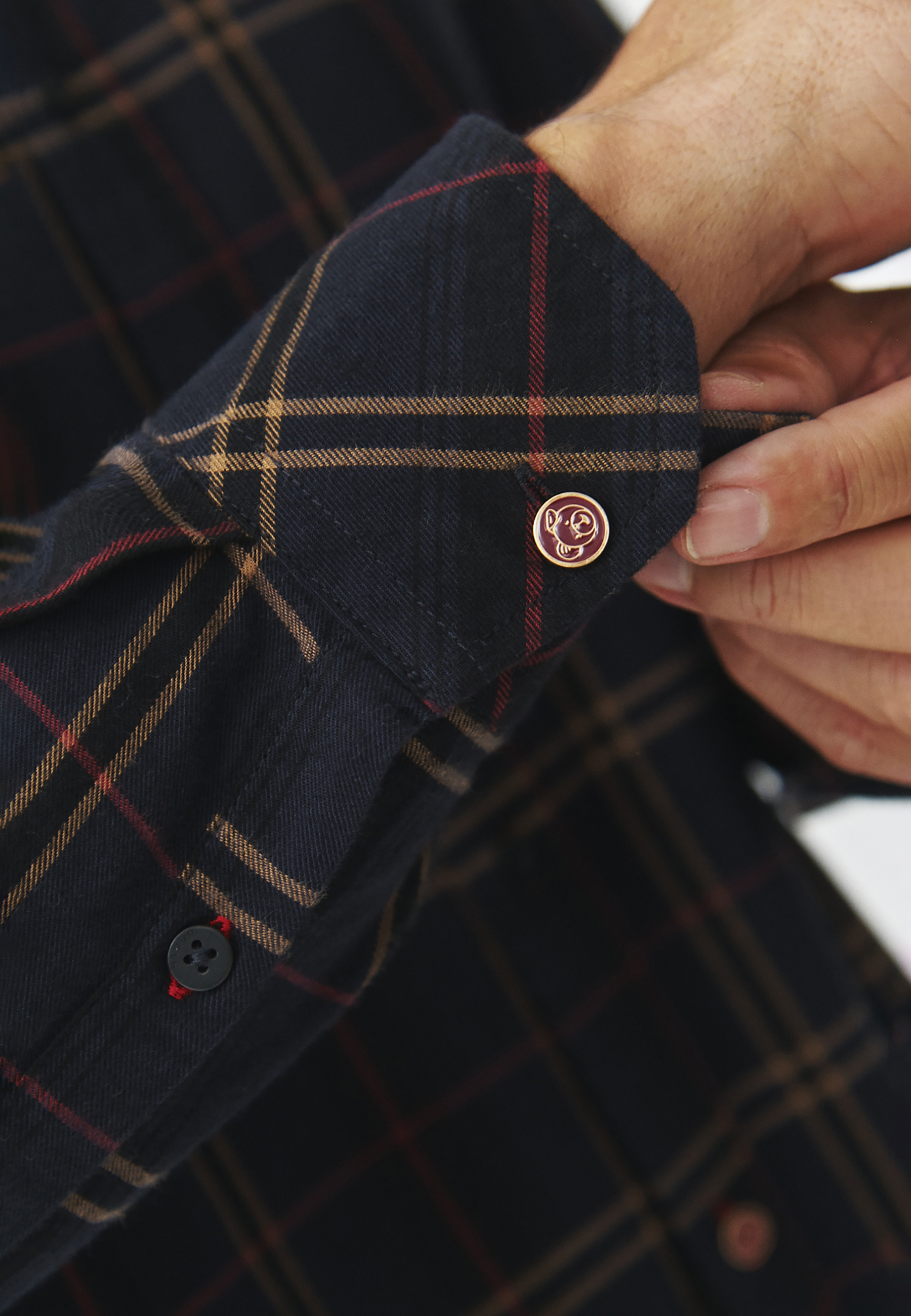 BAWEŁNIANA KOSZULA MĘSKA W KRATĘ — MARCO 2 MULTIKOLOR 2