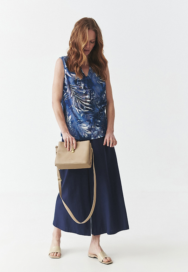 BLUZA IZ VIZKOZE S PATRONOM - LEA BLUZA IZ VIZKOZE S PATRONOM - LEA VEČBARVNA 5
