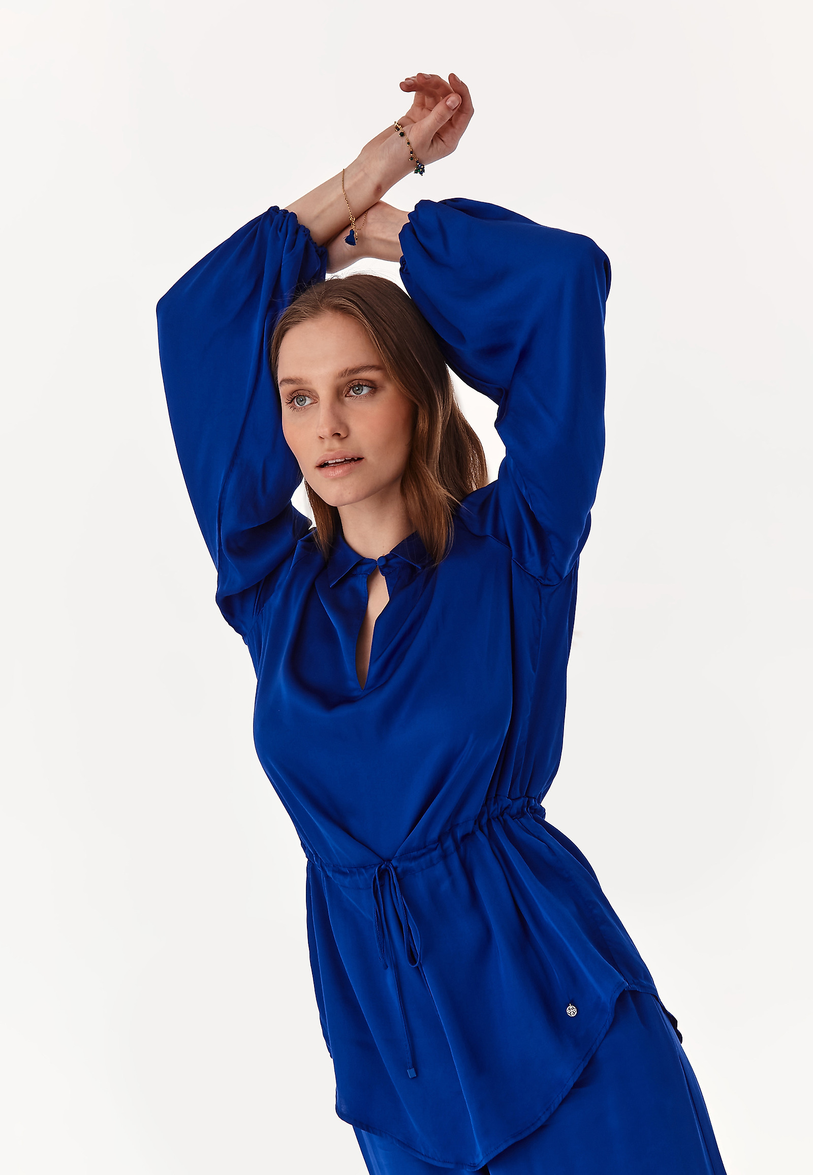 dámská halenka textilní LENAZJA 2 dámská halenka textilní LENAZJA 2 MODRÁ 84144