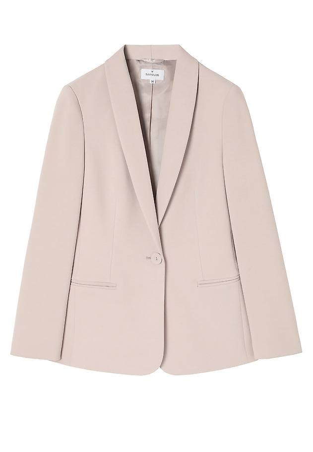 BEIGE WOVEN BLAZER — LAMIANA BEIGE WOVEN BLAZER — LAMIANA BEŻOWY 12