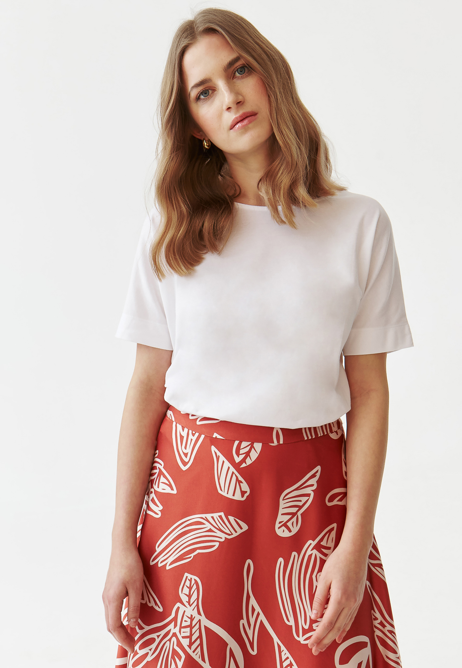 DÁMSKE BAVLNENÉ TRIČKO S KIMONOVÝMI RUKÁVMI - LALI