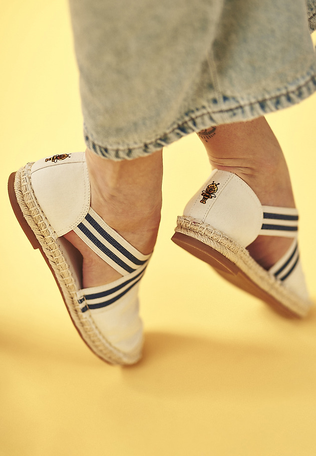BAWEŁNIANE ESPADRYLE — ESPI BAWEŁNIANE ESPADRYLE — ESPI ECRU 2