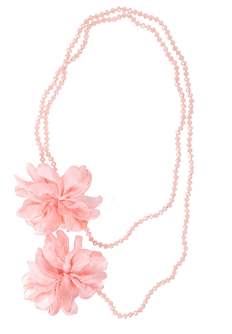 WOVEN FLOWER PENDANT — FLOWINA 2 PINK 2