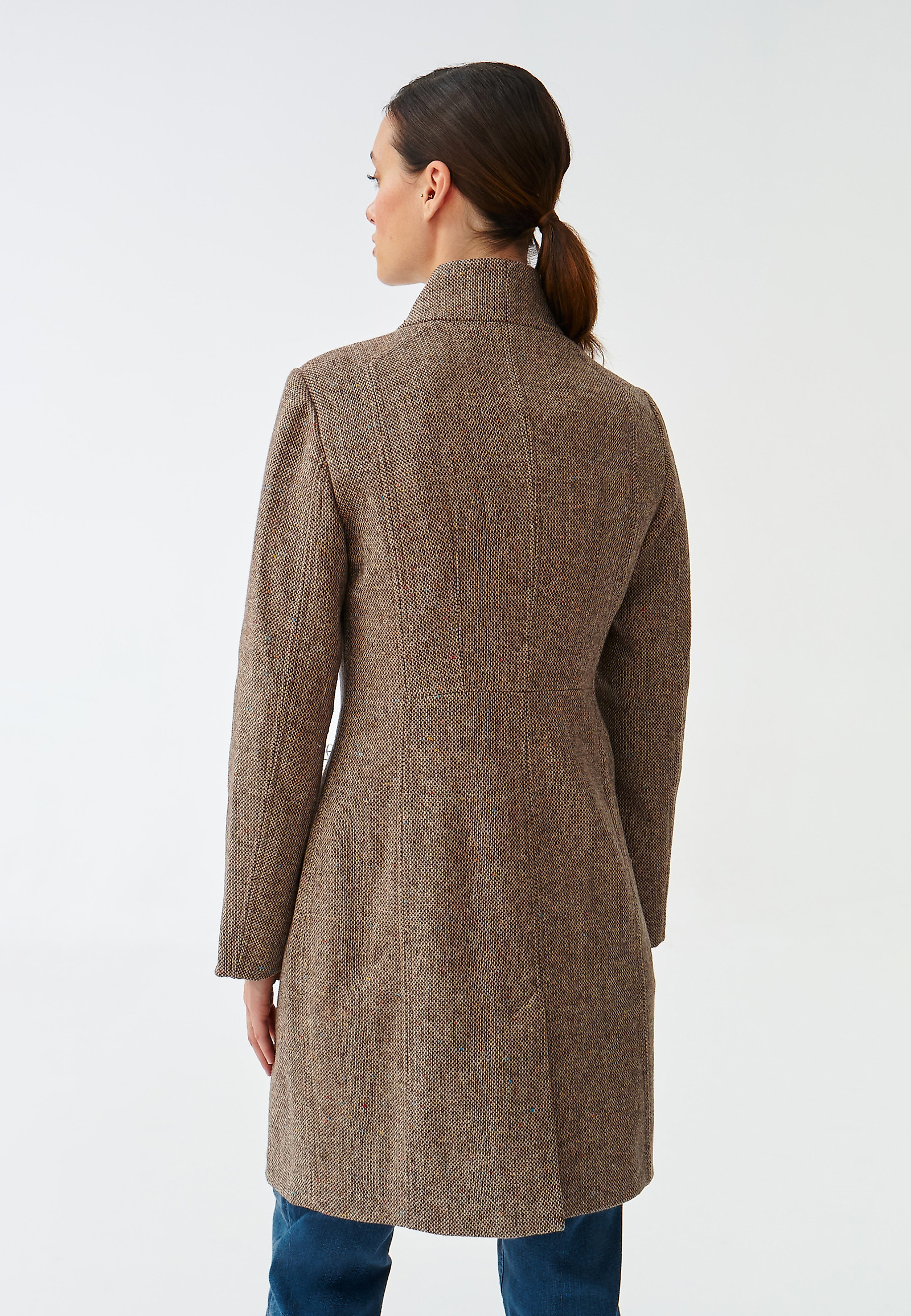 JESIENNY PŁASZCZ DAMSKI TKANINOWY VADIKA 1 JESIENNY PŁASZCZ DAMSKI TKANINOWY VADIKA 1 BRĄZOWY 91438