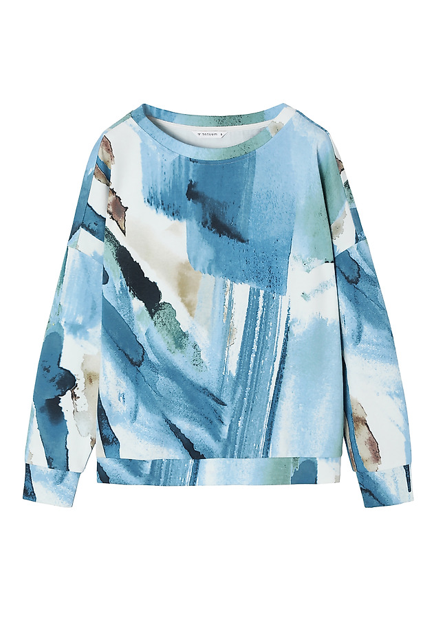 DÁMSKÁ ÚPLETOVÁ MIKINA S RAFINOVANÝM POTISKEM - YOLANDA 1 DÁMSKÁ ÚPLETOVÁ MIKINA S RAFINOVANÝM POTISKEM - YOLANDA 1 VÍCEBAREVNÝ 7