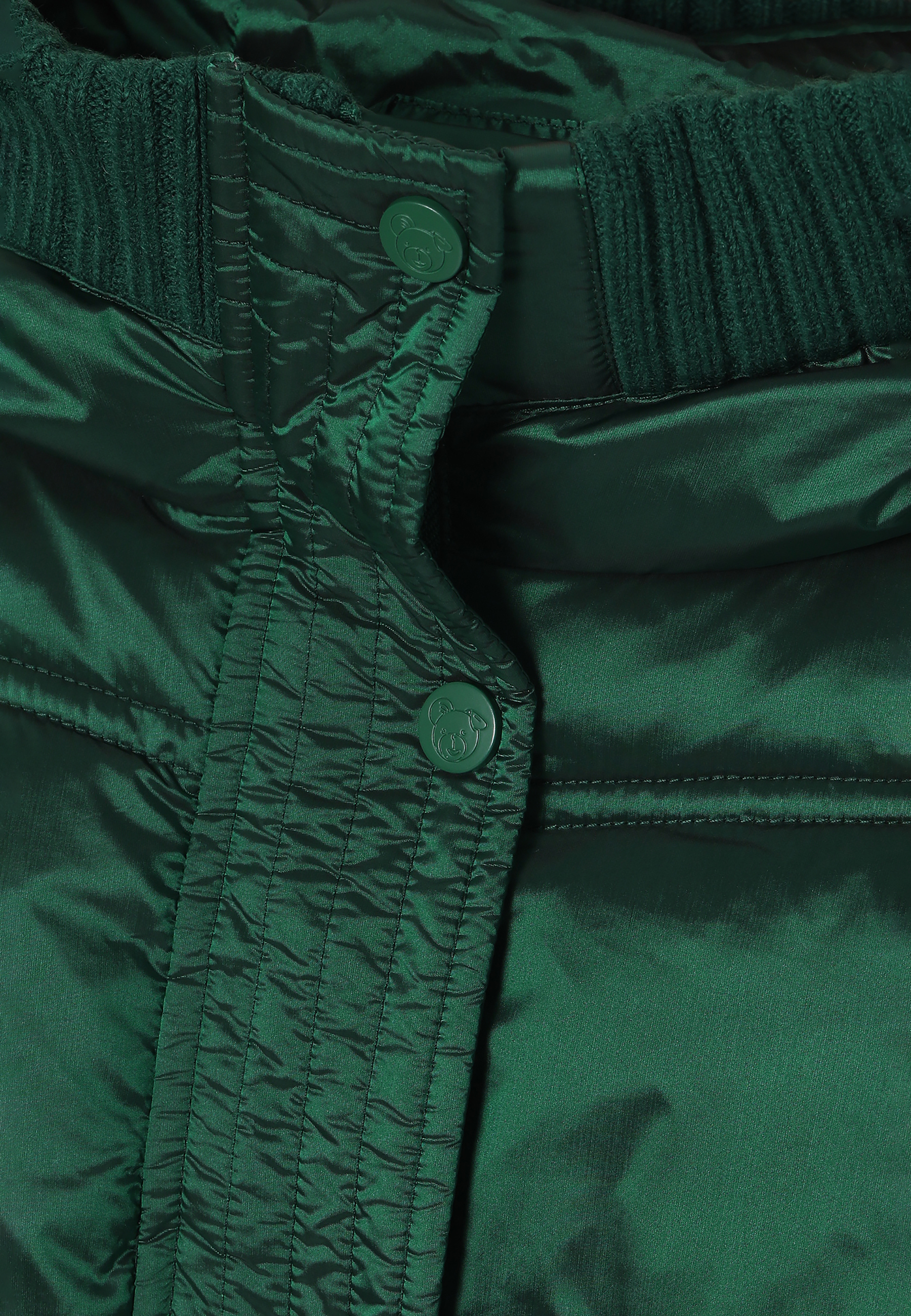 DÁMSKA ZATEPLENÁ TEXTILNÁ VESTA S KAPUCŇOU MARINEZA