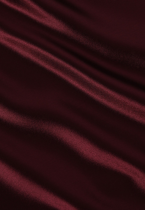 SATYNOWA SPÓDNICA MAXI - LUKSA CZERWONY 2