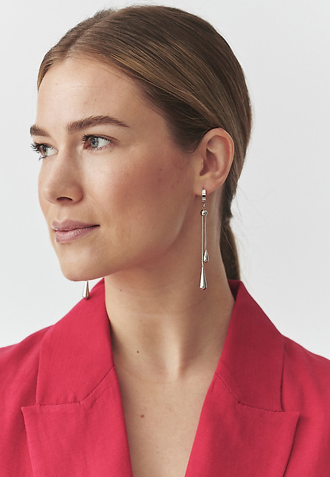 LONG EARRINGS — MAJORY SILVER 2