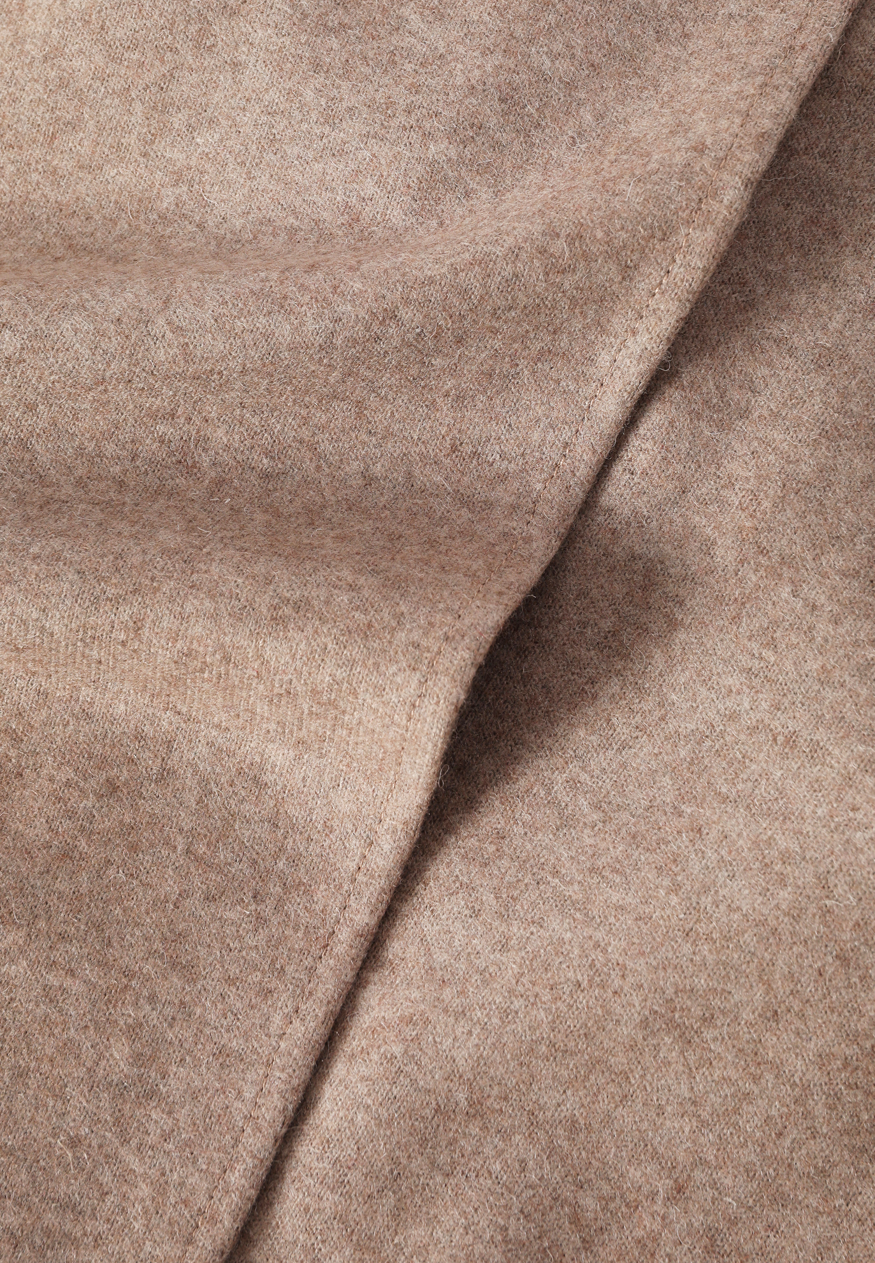 DZIANINOWA SPÓDNICA MIDI Z WEŁNĄ - WALIA BEŻOWY 2