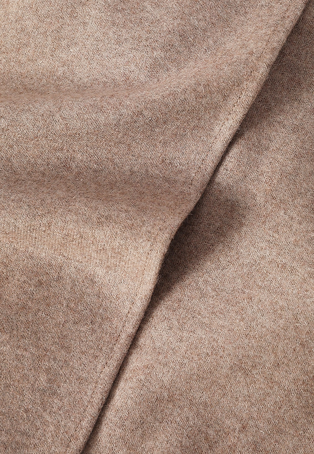 KNITTED MIDI SKIRT WITH WOOL - WALIA KNITTED MIDI SKIRT WITH WOOL - WALIA BEIGE 5