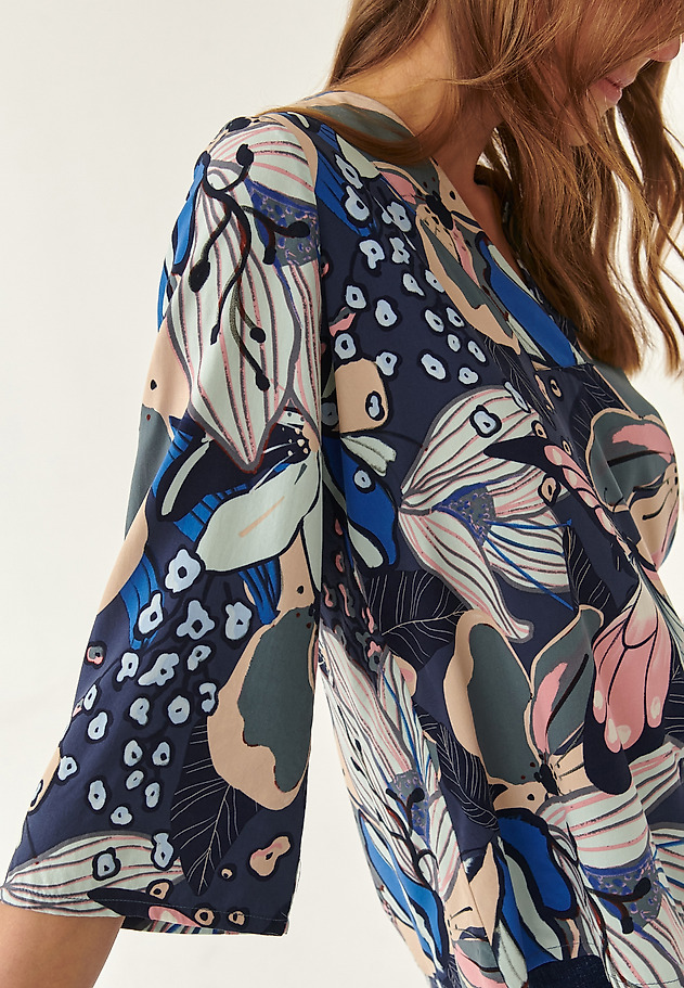LADIES' PRINTED BLOUSE SIMPLENA 1 LADIES' PRINTED BLOUSE SIMPLENA 1 MULTICOLOR 5