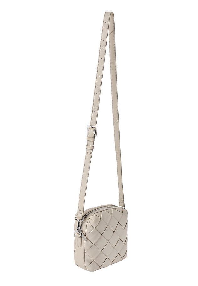 LADIES' LEATHER BAG WITH BRAID — EDDA LADIES' LEATHER BAG WITH BRAID — EDDA BEŻOWY 5