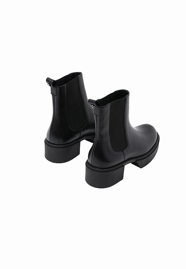 LADIES' NATURAL LEATHER BOOTS — KESJA LADIES' NATURAL LEATHER BOOTS — KESJA CZARNY 3