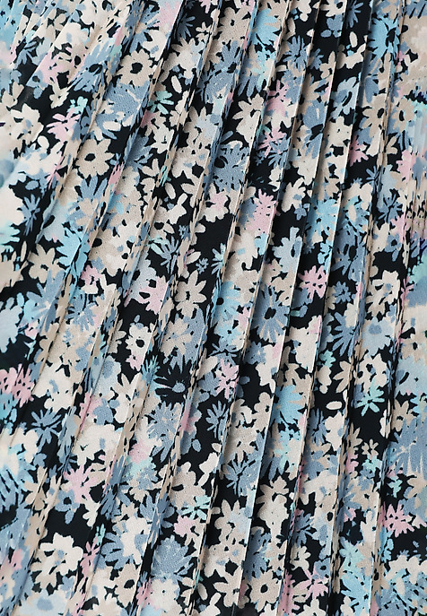 PLEATED SKIRT WITH FLORAL PRINT — BARINKA MULTICOLOR 2
