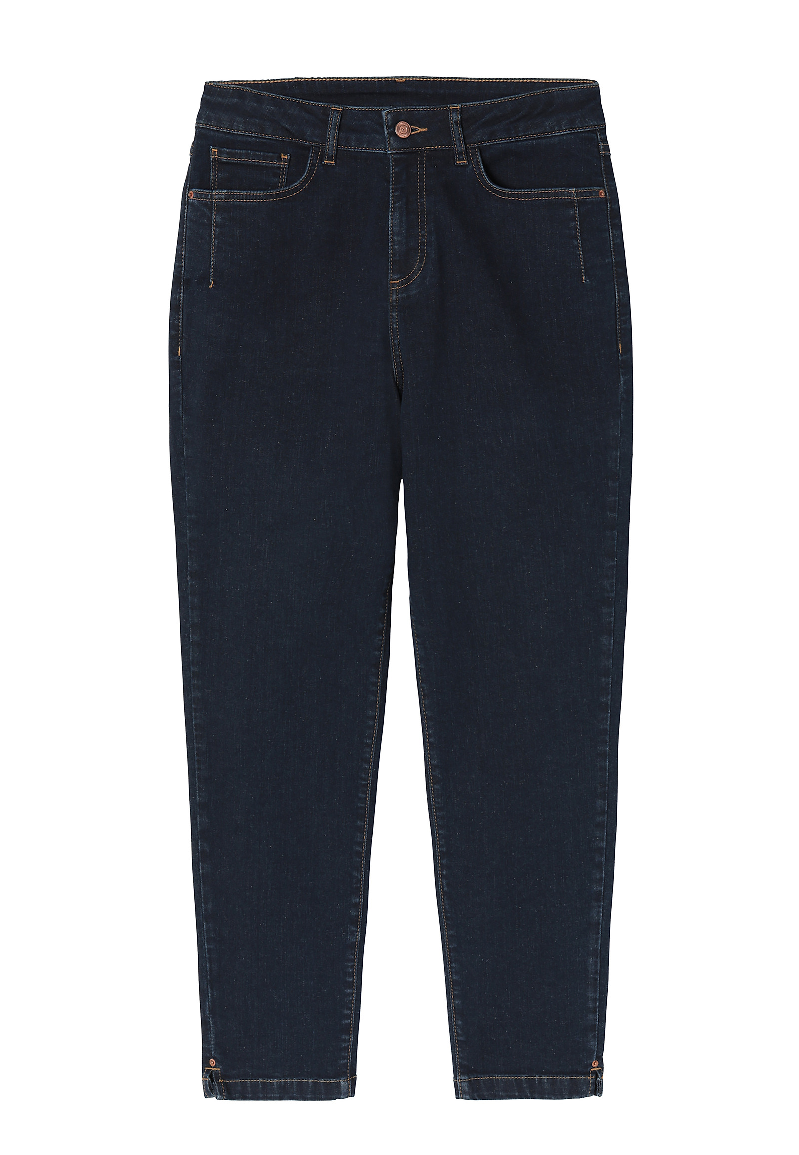 ŽENSKE JEANS HLAČE IZ DŽINSA RULKO ŽENSKE JEANS HLAČE IZ DŽINSA RULKO TEMNO MODRA 85393