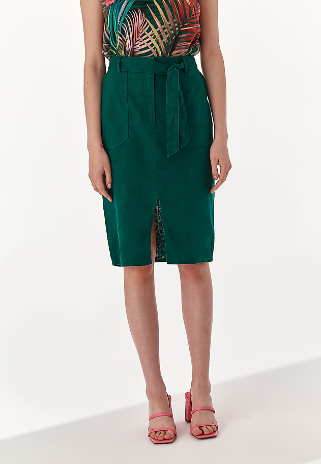 LADIES' PENCIL SKIRT ROBUSTA LADIES' PENCIL SKIRT ROBUSTA ZIELONY 3