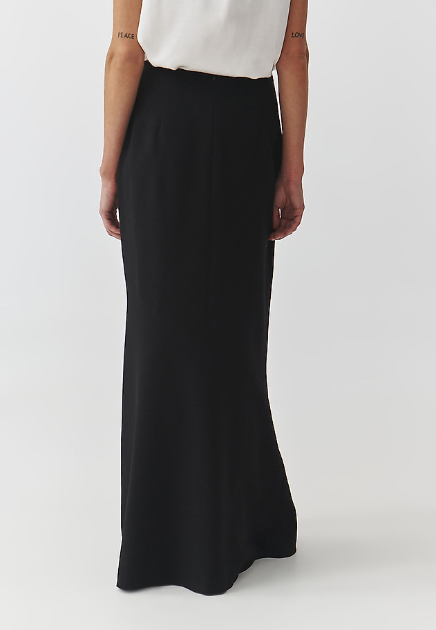 ELEGANCKA TKANINOWA SPÓDNICA MAXI — PALOMA 3 ELEGANCKA TKANINOWA SPÓDNICA MAXI — PALOMA 3 CZARNY 3