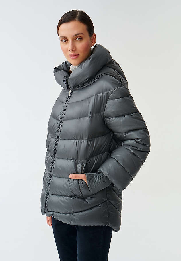 LADIES’ PADDED JACKET WITH HOOD EMIKIA LADIES’ PADDED JACKET WITH HOOD EMIKIA GREY 4