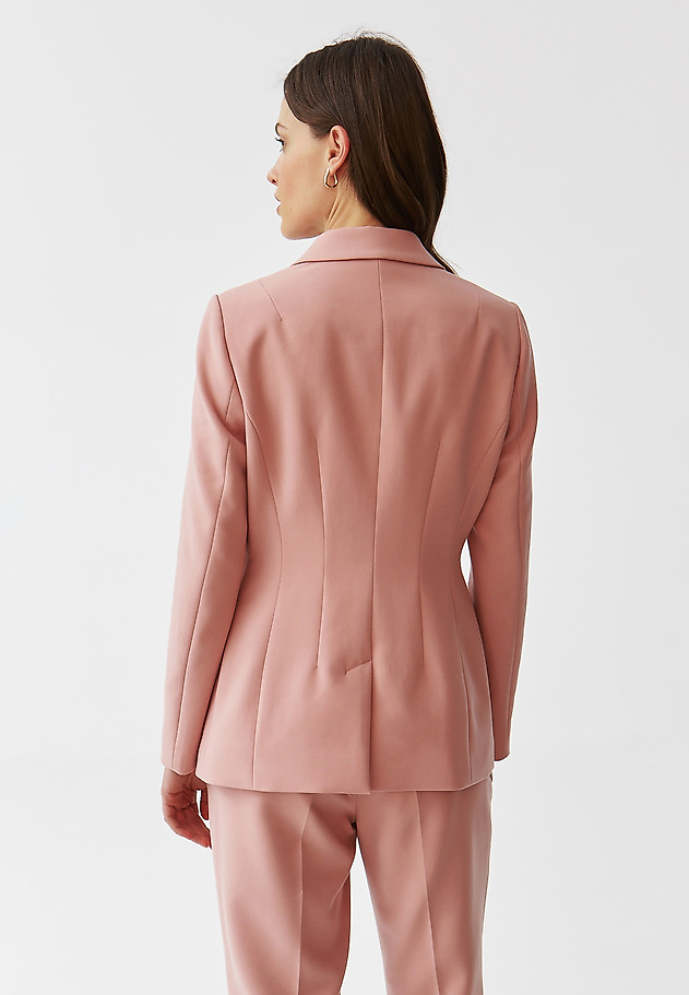ELEGANT LADIES’ JACKET WITH A LINING - LAMIA ELEGANT LADIES’ JACKET WITH A LINING - LAMIA PINK 4