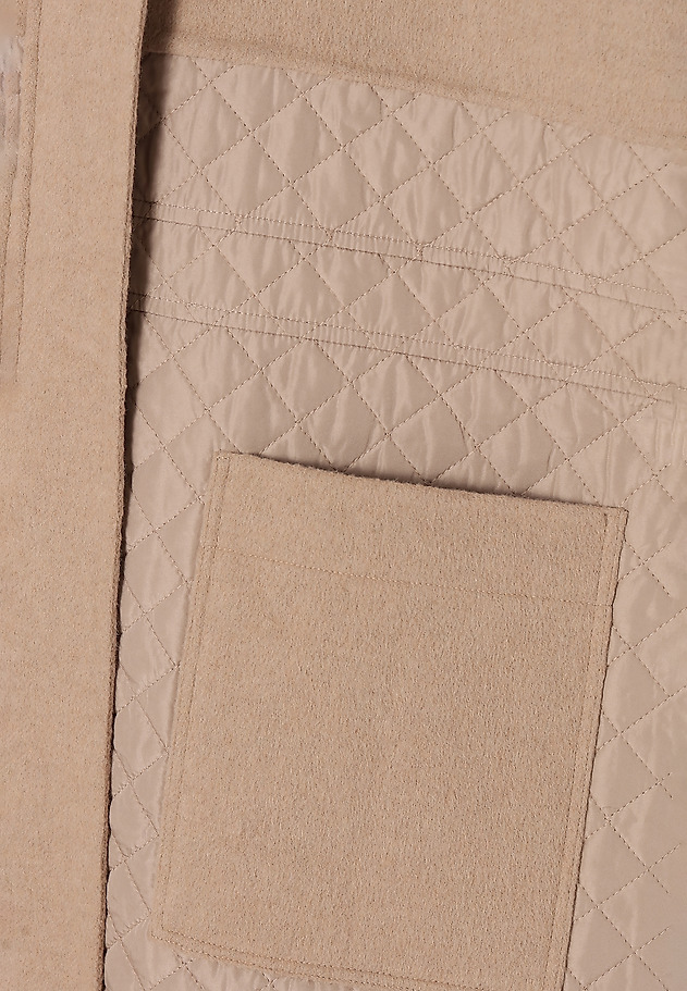 DŁUGA PIKOWANA KAMIZELKA DAMSKA ARA DŁUGA PIKOWANA KAMIZELKA DAMSKA ARA BEŻOWY 6