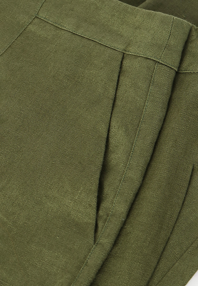 LADIES' LINEN TROUSERS FERA LADIES' LINEN TROUSERS FERA GREEN 5
