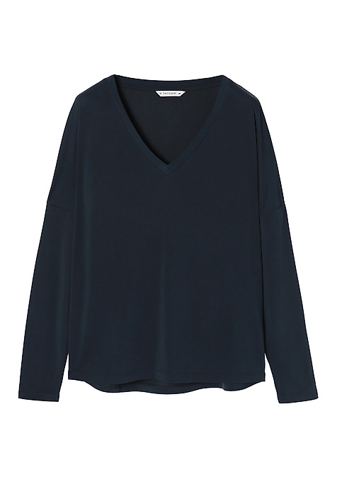 LADIES' KIMONO-LIKE BLOUSE SELENITA NAVY BLUE 2