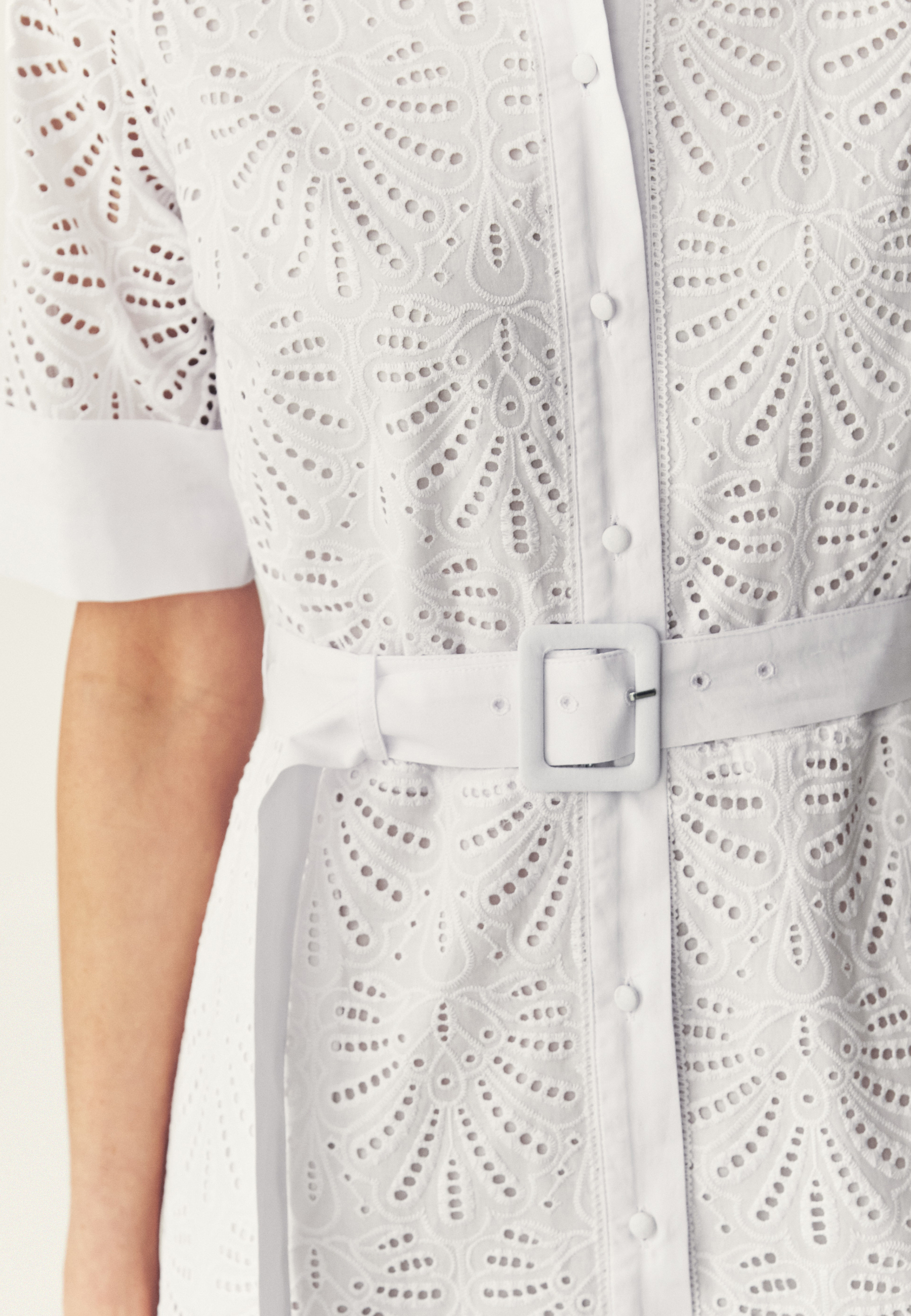 HAFTOWANA SUKIENKA MIDI - BORDINA