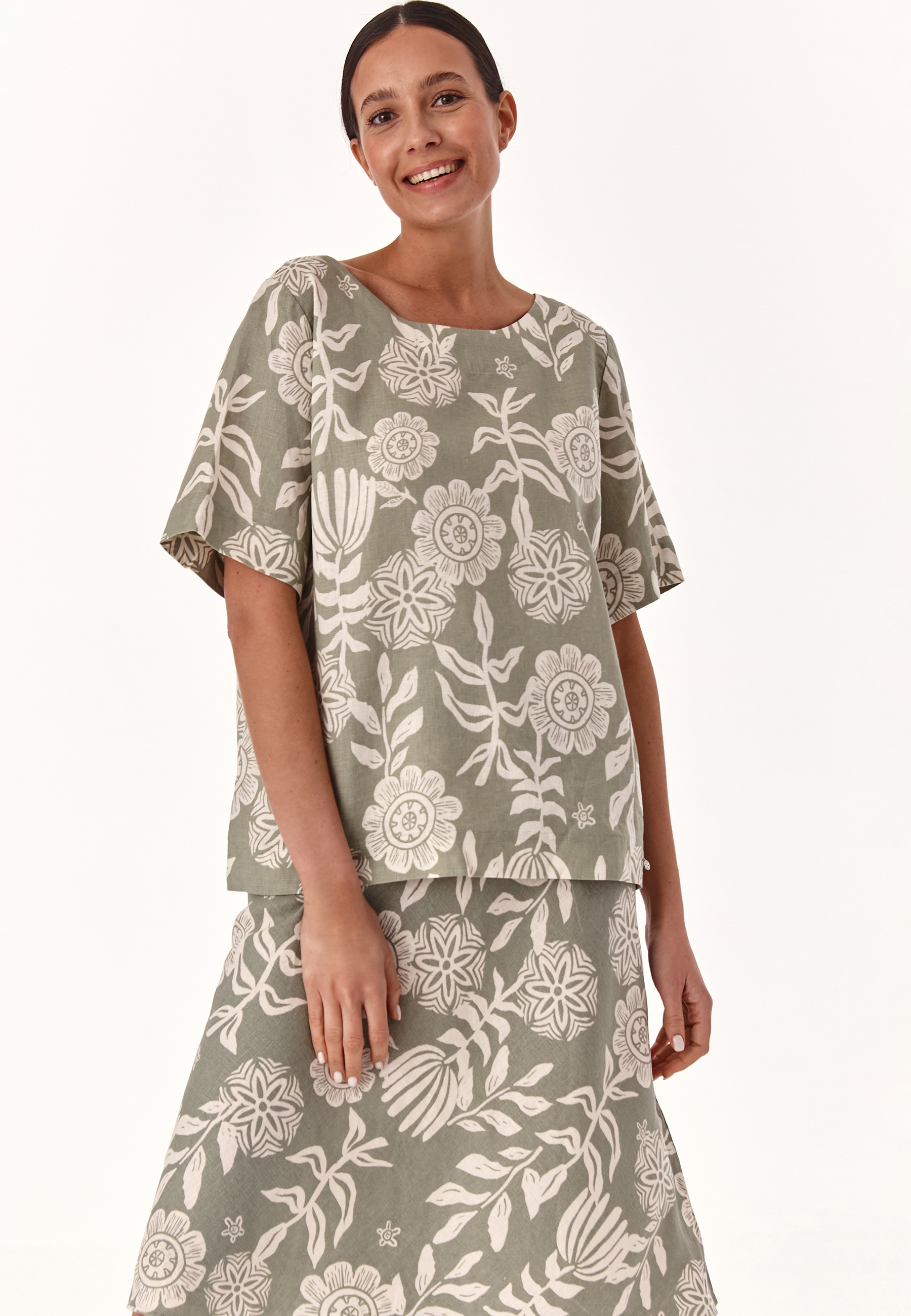 dámska blúzka látková MATYLDANA