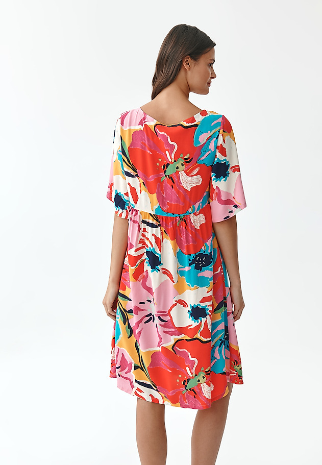 FLARED-SLEEVE DRESS LANKORIMA FLARED-SLEEVE DRESS LANKORIMA MULTIKOLOR 2