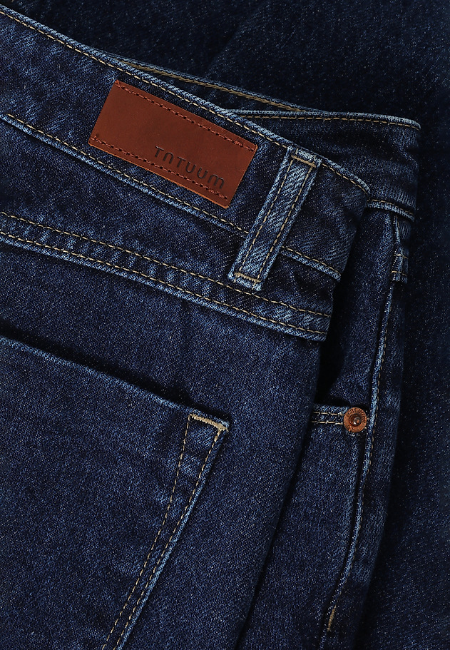 STYLISH LADIES’ JEANS WITH A FASHIONABLE WIDER LEG - RIKOTO STYLISH LADIES’ JEANS WITH A FASHIONABLE WIDER LEG - RIKOTO NIEBIESKI 6