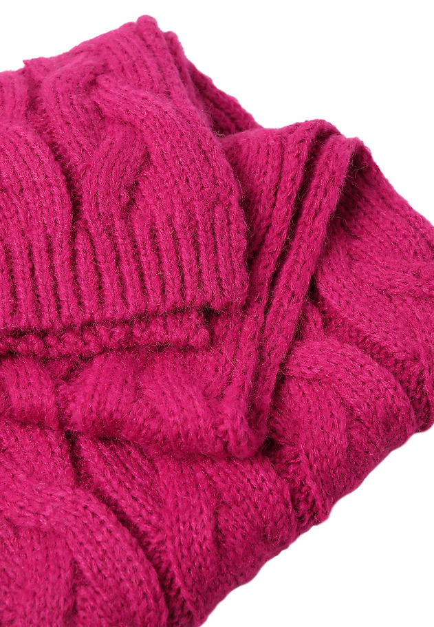SCARF WITH WOOL BLEND - WERON SCARF WITH WOOL BLEND - WERON RED 3