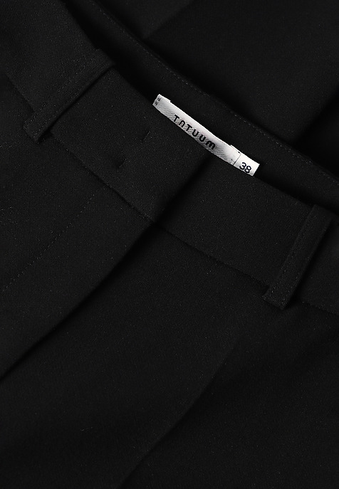Elegáns hölgy nadrág, cuffokkal, AMEFI 1 FEKETE 2
