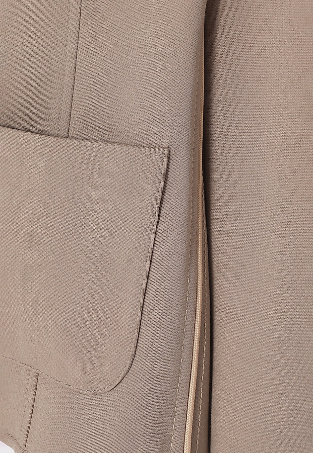LADIES’ SINGLE-BREASTED BLAZER WITH DECORATIVE PIPING - DEDERI LADIES’ SINGLE-BREASTED BLAZER WITH DECORATIVE PIPING - DEDERI BEŻOWY 9