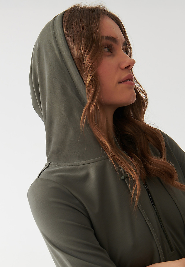 PRACTICAL LADIES’ DRESS WITH A HOOD - MOLOKO PRACTICAL LADIES’ DRESS WITH A HOOD - MOLOKO KHAKI 5