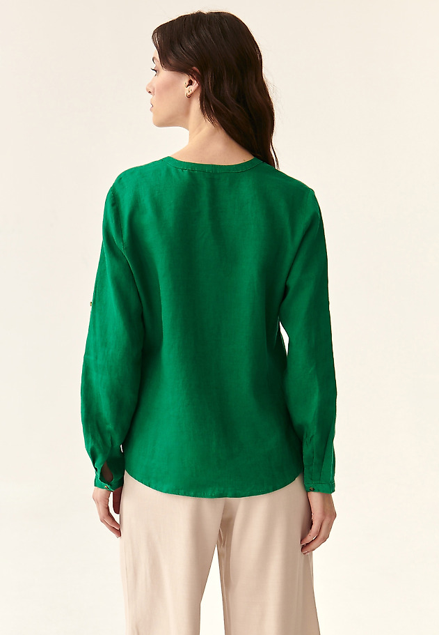LINNEN LADIES' SHIRT JUSTYNA LINNEN LADIES' SHIRT JUSTYNA ZIELONY 4