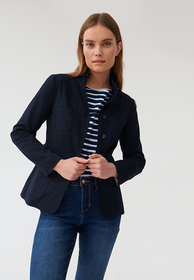 LADIES’ BLAZER WITH POCKETS AMARANTI LADIES’ BLAZER WITH POCKETS AMARANTI GRANATOWY 3
